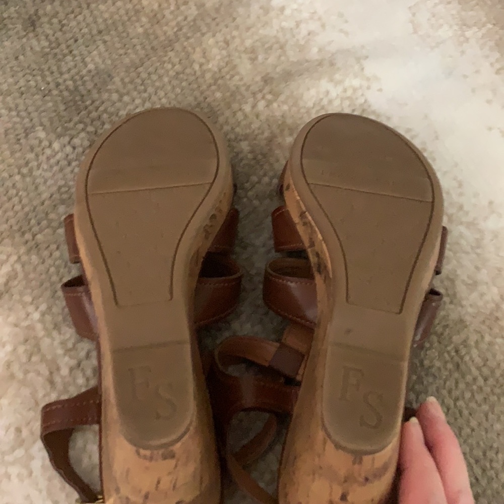 FRANCO SARTO Leather sandals.. NEW - Picture 6 of 6